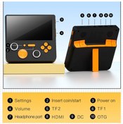 Resim ANBERNIC El Oyun Konsolu, E5 Plus Taşınabilir Retro Oyun Konsolu 5G WiFi Desteği, 6000mah Şarj Edilebilir 