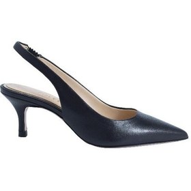 Resim Poletto Hakiki Deri Sıyah-altın Ayakkabı Gece/abiye 9841 52 V2-2506 Siyah 