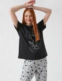 Resim Mickey Mouse Lisanslı Pijama Takımı 