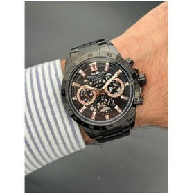 Resim Ferrucci Fc 52042 Fonksiyonlu&takvimli Siyah Çelik Erkek Kol Saat 