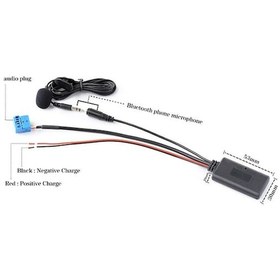 Resim Besthome1 Volksvagen / Audi İçin Mıc İle Araba Aux Bluetooth Ses Kablosu Demeti 