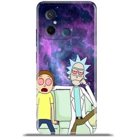 Resim Xiaomi Redmi 12C Kılıf Silikon Kapak Rick Morty 