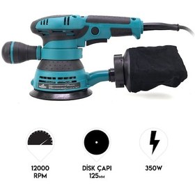 Resim Dawreek MKE350 Polisaj Makinesi 