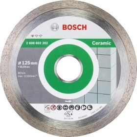 Resim Standard Seri Seramik Için Elmas Kesme Diski 125 Mm, Gri 