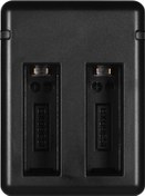 Resim Suofeng Insta360 One X Kamera Bataryası İçin İki Liç Şarj Aleti, Mikro Usb-tip C Arayüzü, Led Göstergeli, Usb Kablolu Siyah 