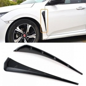Resim Honda Civic Fc5 Çamurluk Havalandırma Çıtası Piano Black 