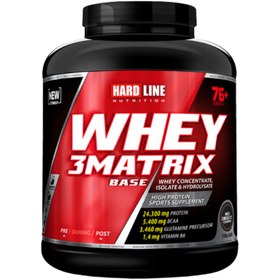 Resim HARDLİNE Whey 3Matrix Sütlü Çikolatalı 2300g 