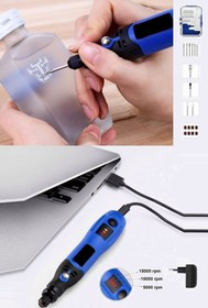 Resim morponi Bn-5 24 Parça Gravür Taşlama Oyma Yazı Makinası Li-on Batarya 