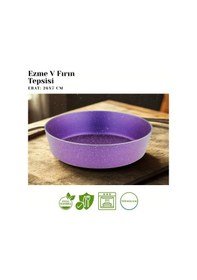 Resim 26 Cm Granit Ezme V Fırın Tepsisi - Violet Violet 