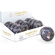 Resim Larimar Taşlı İstanbul Tasarımı El Aynası Kalın Model 6 - 9094913373987lmr 