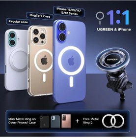 Resim Ugreen Magsafe Hava Menfezi Araç İçi Telefon Tutucu, 65764 