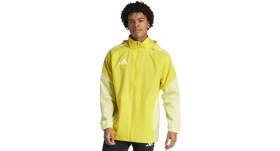Resim Adidas TIRO25C Aw Jkt Erkek Futbol Antrenman Yağmurluk JI8958 Sarı 