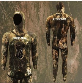 Resim Freesub Saros 7mm Yamamoto 39 Dalış Elbisesi Kamuflaj 