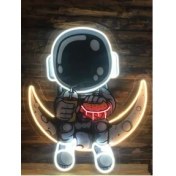 Resim Neon Astranot Hamburger Neon LED Tabela 