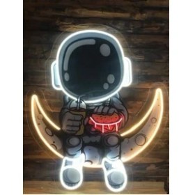 Resim Neon Astranot Hamburger Neon LED Tabela 