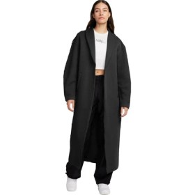 Resim Nike Sportswear Tech Fleece Womens Oversized Duster Jacket Oversize Kadın Uzun Ceket Siyah 