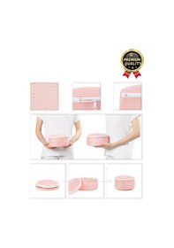 Resim Çok Amaçlı Dayanıklı Fermuarlı Kumaş Sütyen İç Çamaşırı Yıkama Filesi Torbası Seti 2 Adet 20x15cm Çok Renkli 