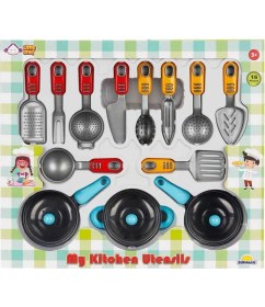 Resim Kaia Life Little Chef Mutfak Gereçleri Oyun Seti 16 Parça 