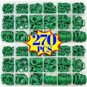 Resim 225 Adet Siyah & 270 Yeşil Yüksek Kalite Kauçuk O-Ring Çeşit Seti - 18 Boyutlu Ağır Hizmet Tipi İnceleme Contaları Otomotiv, Tesisat ve Pnömatik Sistemler i 