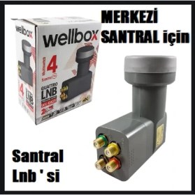 Resim Ata Elektronik Wellbox Santral Için Quattro Lnb - Merkezi Bina Santral Uyumlu Lnb 