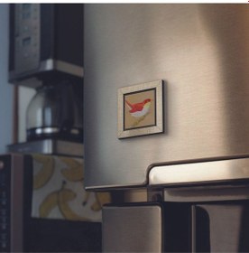 Resim Kuş Baskılı Mdf Magnet 7x7 322 