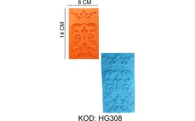 Resim Pozitif Silikon Kalıp Broş 7 Li HG-308 