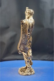 Resim Hipokrat Heykel Biblo Büyük Boy Hipokrat Heykeli, Doktor Ofis Hastane Dekoratif Aksesuar 33 Cm Altın 