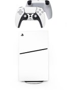 Resim Kt Grup Solid Renkler Playstation 5 Slim Dijital Versiyon Sticker Kaplama Seti 