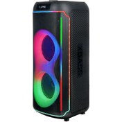 Resim Zore GD-2606 Dijital LED Göstergeli Fm Radyolu Mikrofonlu Rgb Tws Çift 6.5 Inç Stereo Bass Kablosuz Karaoke Hoparlör 