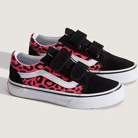 Resim Vans Siyah - Pembe Kız Çocuk Yürüyüş Ayakkabısı Old Skool V, 5003359170 