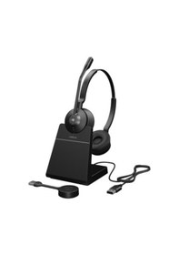 Resim Jabra Engage 55 II Usb-a Ms Stereo Şarj Üniteli Kablosuz Kulaklık 