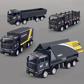 Resim Inertia Simülasyonu Kargo Kamyonu Oyuncak - Dayanıklı Plastik, Manuel Operasyon, Karma Renkler, 3-6 Yaş Arası Çocuklar İçin İdeal, Mükemmel Doğum Günü Hediyesi 