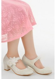 Resim Kiko Kids 751 Çupra Günlük Kız Çocuk 4 Cm Topuklu Babet Ayakkabı 