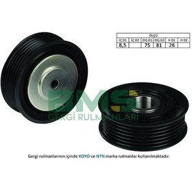 Resim Bms Alternatör Gergi Rulmanı Transporter T4 2.0-2.4d-2.5-2.5tdı 90-03 58115136 
