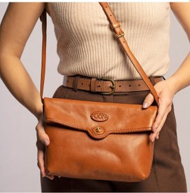 Resim Gön Handmade Deri Postacı Çanta ( Tata) 