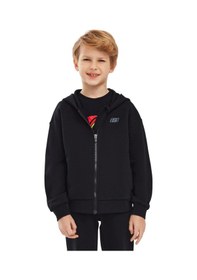 Resim Skechers Essential B Full Zip Hoodie Sweatshirt Büyük Erkek Çocuk Siyah Sweatshirt Sk232081-001 SIYAH 