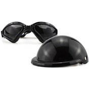 Resim Gözlükler Uv Korumalı Köpek Güneş Gözlüğü Evcil Köpek Gözlükleri Motosiklet Sert Güvenlik Şapkası Göz Baş Korumalı 