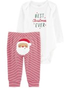 Resim Carter's Carters Bebek Yılbaşı Temalı 2'li Body Pantolon Set 