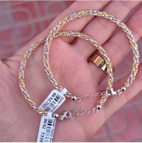 Resim SİLİNDİR DORİCA VE TOP ZİNCİR ESNEK GÜMÜŞ BİLEZİK 