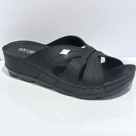 Resim Aryan 37-953 Anatomic Kadın Dolgu Topuk Terlik Kırmızı 