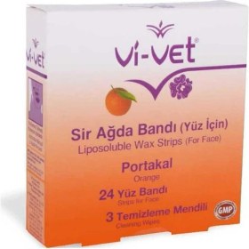 Resim Vivet Portakallı Yüz İçin Sir Ağda Bandı 
