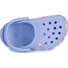 Resim Crocs Crocband Glow Confetti Çocuk Terlik Mavi 