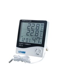 Resim Vzn Dijital Termometre Sıcaklık ve Nem Gösterme 