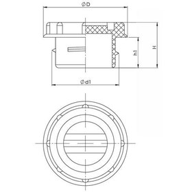 Resim Parça Vidalı Tapa - 2 
