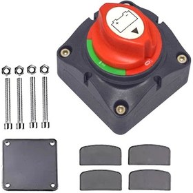 Resim Yifomall 12v/24v Akü Kesme Anahtarı - Yüksek Akım 300a, Deniz Ve Kara Araçları İçin Güvenli Bağlantı Kesici 