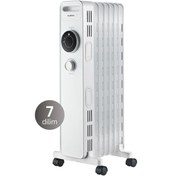 Resim Kumtel Kum-1220s 7 Dilim Beyaz Radyatör 