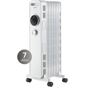 Resim Kumtel Kum-1220s 7 Dilim Beyaz Radyatör 