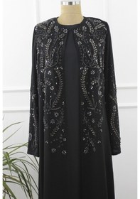 Resim Modabanuda Ceyda Abaya Ferace Siyah 