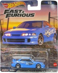 Resim Hot Wheels Fast & Furious Premium Custom Acura Integra Sedan Gsr Hkd27 