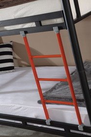 Resim RANZACI Solid Ranza 90x190 Genç Çocuk Yatak Odası Metal Ranza Ve Karyola 